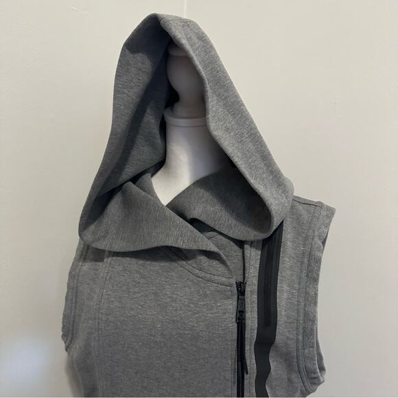 Nike Tech Fleece Hoodie Vest Gray size XS Off Center Zip up - Picture 4 of 11